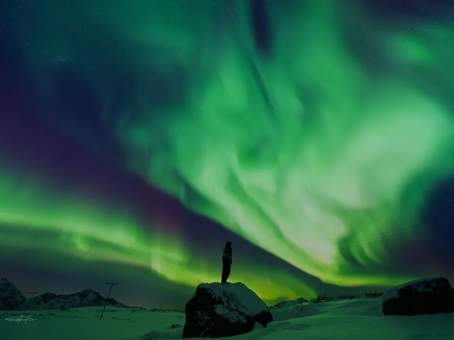 Nordlysjakt i Nord-Norge