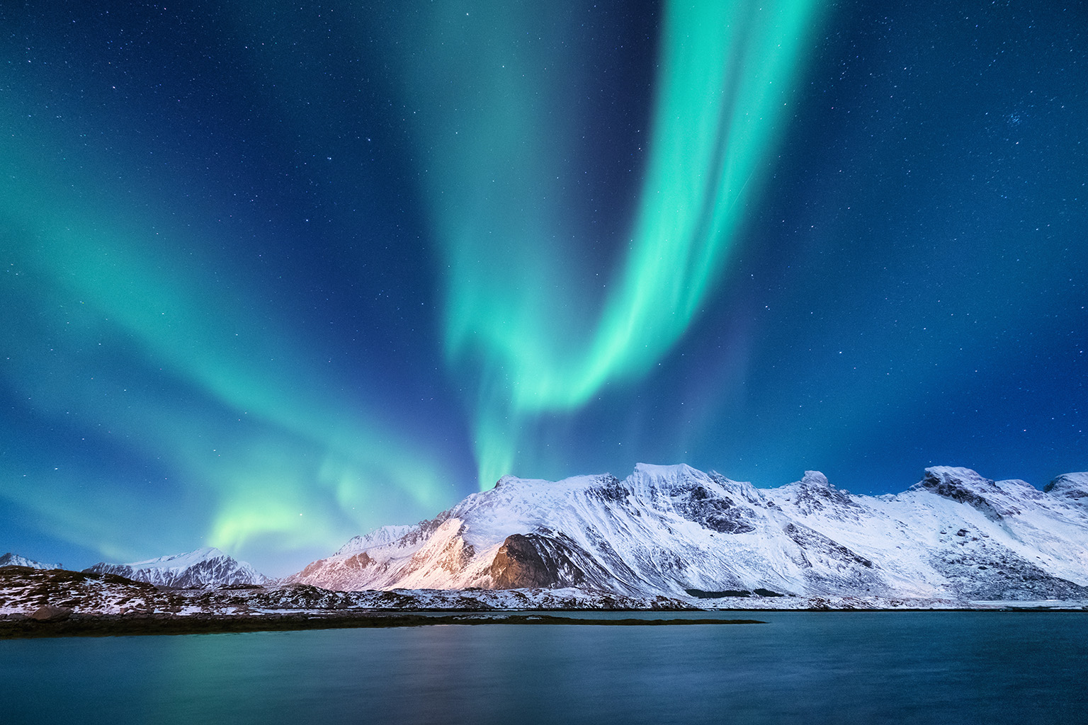 Nordlys over Nord-Norge